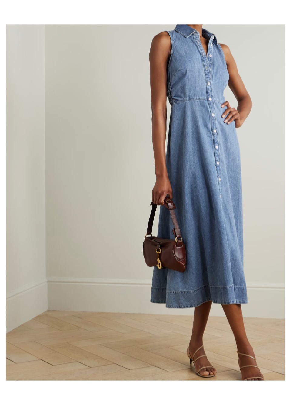 Veronica Beard
Fuller denim midi shirt dress
NWT
Size 14 regular - Picture 3 of 10